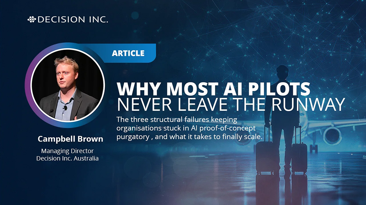 Why Most AI Pilots Never Leave the Runway