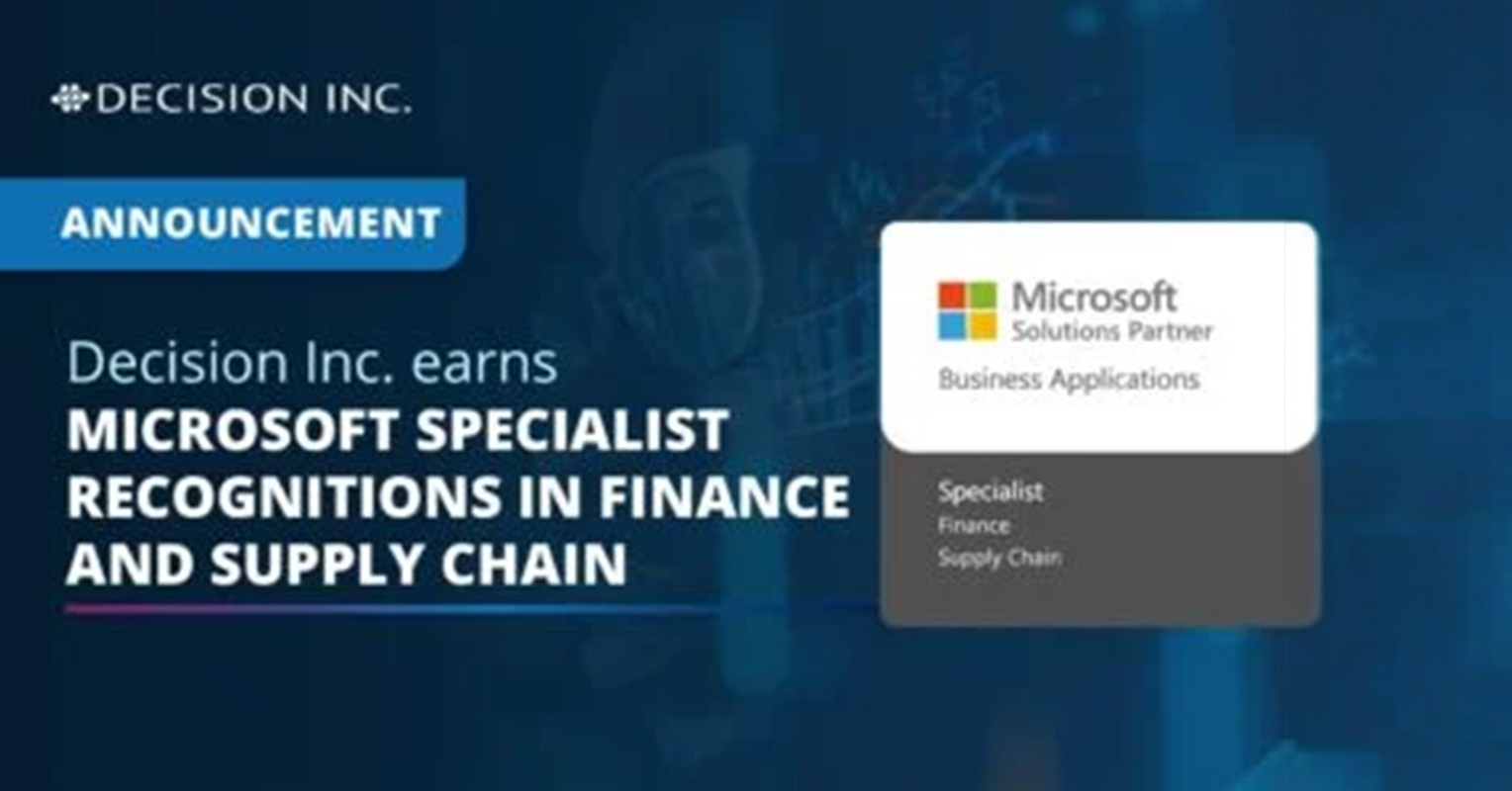 Microsoft Specialist Recognitions