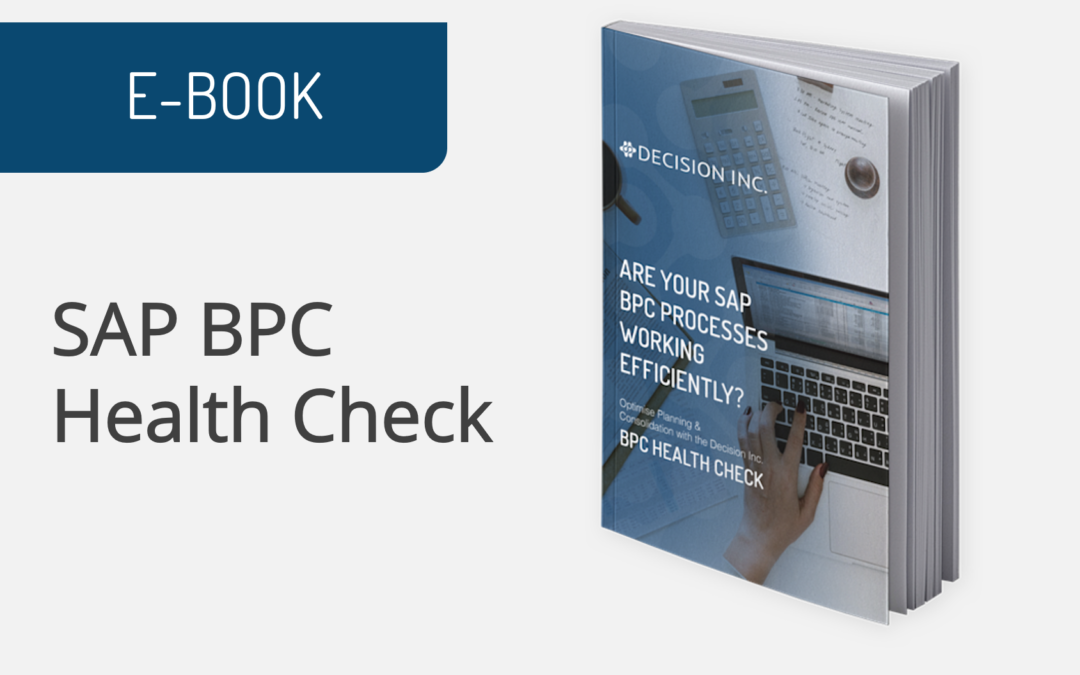 SAP BPC Health Check