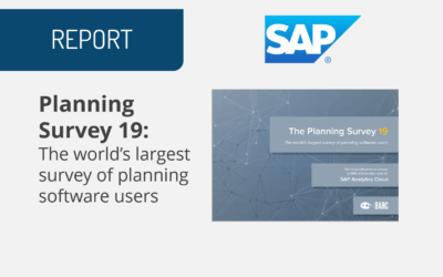 The Planning Survey 19, The world’s largest survey of planning software users
