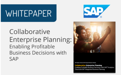 Collaborative Enterprise Planning Enabling Profitable Business Decisions with SAP® Analytics Cloud and SAP Integrated Business Planning
