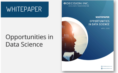 Opportunities in Data Science