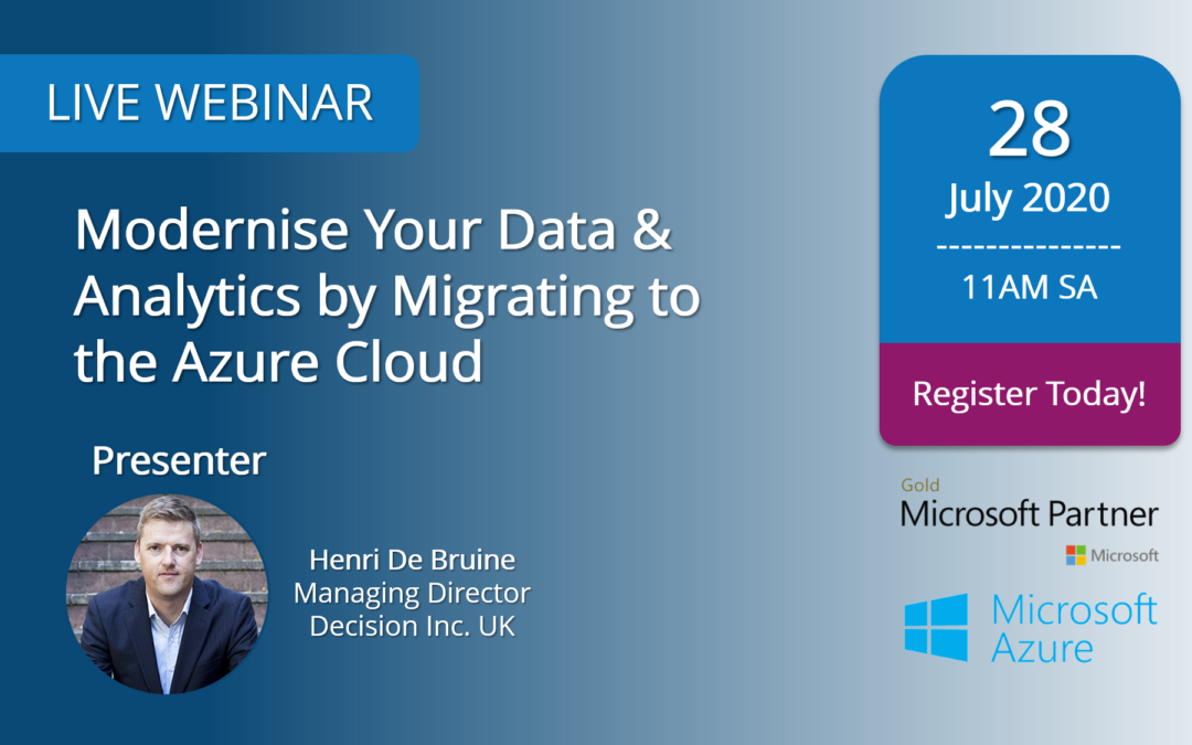 Modernise Your Data and Analytics by migrating to Azure Cloud