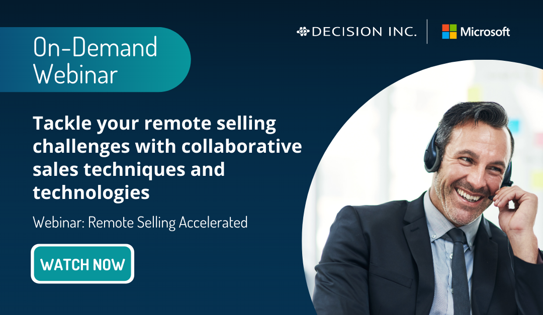 Remote Selling Accelerated – On-demand Webinar