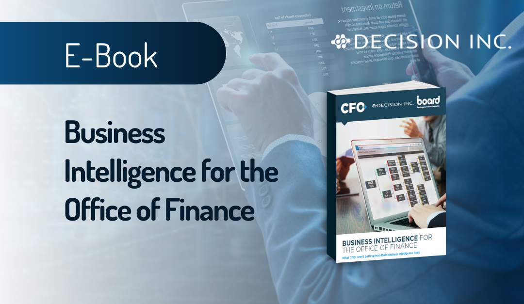 CFO – Business Intelligence for the Office of Finance