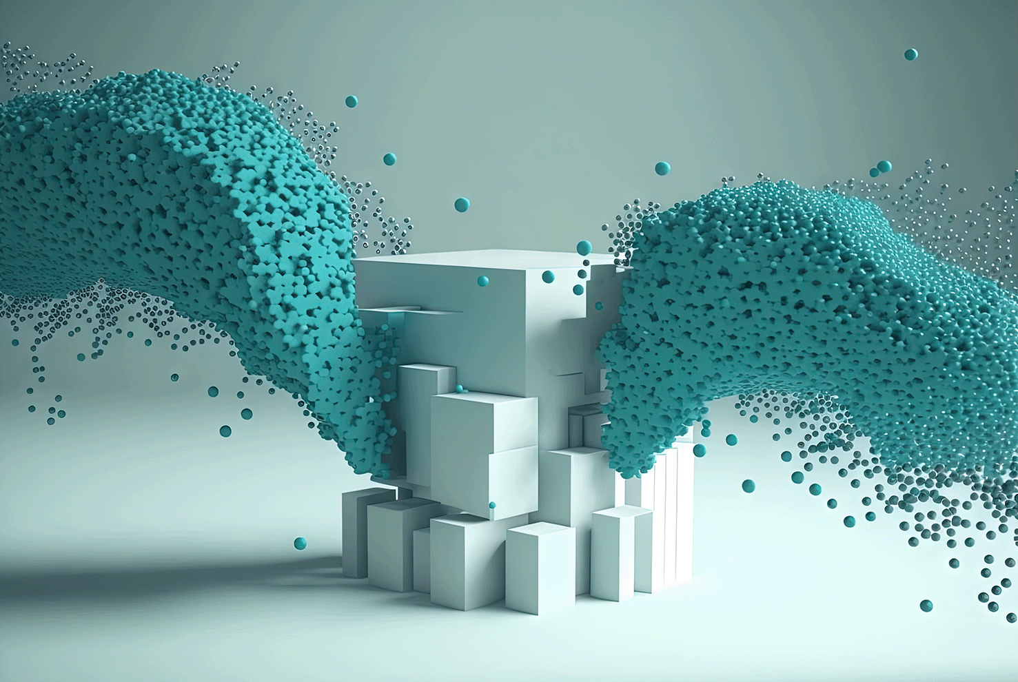 abstract data graph concept with data clusters particles digital sorting management concept business finance generated ai abstract data graph concept with data clusters particles digital sorting management concept business finance generated ai