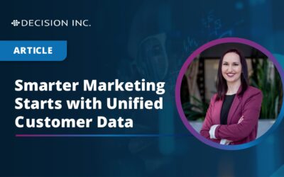 Smarter Marketing Starts with Unified Customer Data